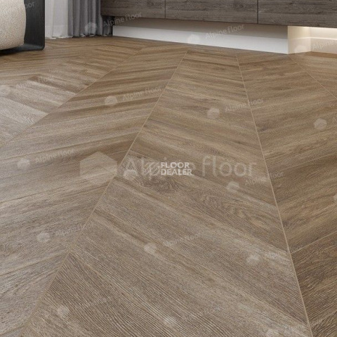 Alpine Floor Chevron 5мм SPC ламинат Макадамия ECO 18-5 фото 2 | FLOORDEALER