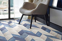 Chevron замковое Chevron Blue фото 2 | FLOORDEALER