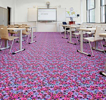Flotex Vision Image 000410 Pink Floral фото 2 | FLOORDEALER