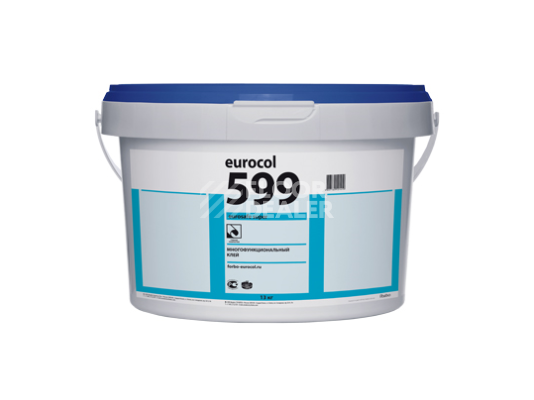 Сопутствующие материалы Воднодисперсионный клей EuroSafe Super 599 Водно-дисперсионный клей Forbo 599 EuroSafe Super 20 кг фото 1 | FLOORDEALER