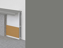 Плинтус Плинтус ковровый с фурнитурой и ребрами жесткости Dollken TL-51 0146 фото 1 | FLOORDEALER