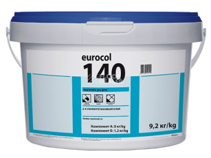 Сопутствующие материалы ПУ клей 140 Euromix PU Pro 2K ПУ клей Forbo 140 Euromix PU Pro 2K фото 1 | FLOORDEALER