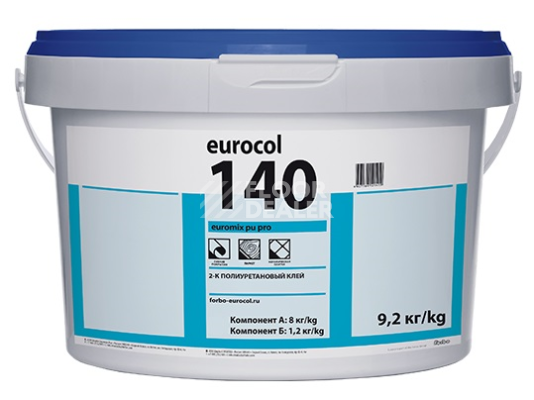 Сопутствующие материалы ПУ клей 140 Euromix PU Pro 2K ПУ клей Forbo 140 Euromix PU Pro 2K фото 1 | FLOORDEALER
