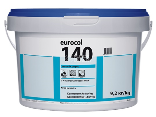 Сопутствующие материалы ПУ клей 140 Euromix PU Pro 2K ПУ клей Forbo 140 Euromix PU Pro 2K фото 1 | FLOORDEALER