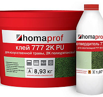 Сопутствующие материалы Homakoll 777 2K PU клей для искусственной травы. Морозостойкий Клей для искусственной травы Homakoll 777 2K PU 10 л морозостойкий фото 1 | FLOORDEALER