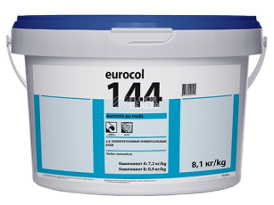 Сопутствующие материалы ПУ клей 144 Euromix PU Multi 2K ПУ клей Forbo 144 Euromix PU Multi 2K фото 1 | FLOORDEALER