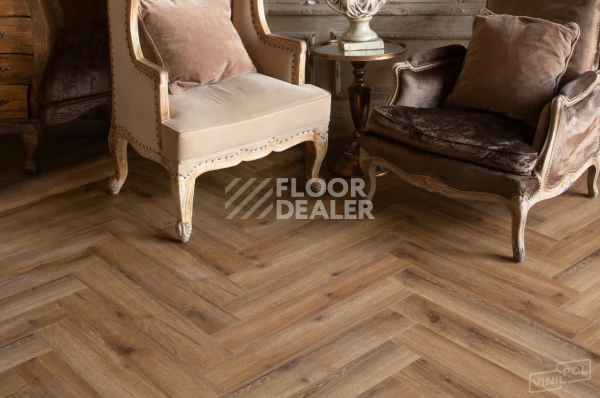 Кварцвиниловые полы Vinilpol Herringbone 7мм Паркет Франческо 9933, 43 класс, 7 мм фото 1 | FLOORDEALER