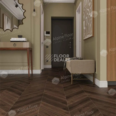 Alpine Floor Chevron 5мм Дуб Мокка ECO18-12 фото 3 | FLOORDEALER