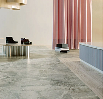 Forbo Allura Decibel Material 9011AD8 light grey emperador (75x50 cm) фото 3 | FLOORDEALER