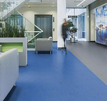 Forbo Marmoleum Solid Concrete 3739-373935 blue glow фото 3 | FLOORDEALER