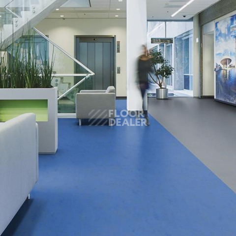 Forbo Marmoleum Solid Concrete 3739-373935 blue glow фото 3 | FLOORDEALER