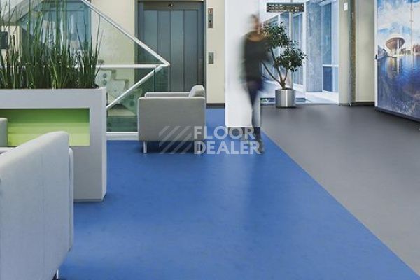 Линолеум Marmoleum Solid Concrete 3739-373935 blue glow фото 2 | FLOORDEALER