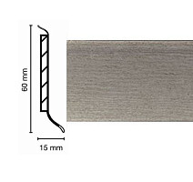 Плинтус Плинтус на деревянной основе Dollken S-60 flex life top 2780 фото 1 | FLOORDEALER