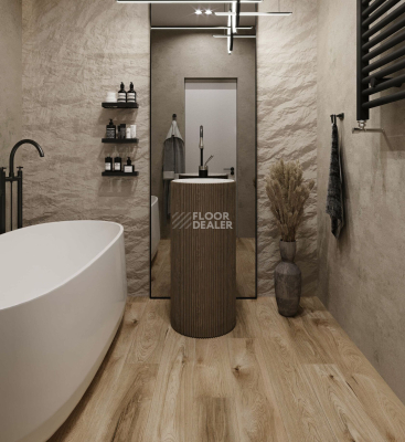 Кварцвиниловые полы Alix Floor Natural Line 5мм ALX3029-6 Дуб табачно-серый фото 3 | FLOORDEALER