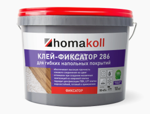 Сопутствующие материалы Homakoll 286 Клей — фиксатор для гибких напольных покрытий Homakoll 286 3 кг. Клей — фиксатор для гибких напольных покрытий фото 1 | FLOORDEALER