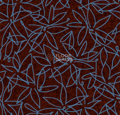 Ковролин Flotex Vision Floral 500005 (Field) Cocoa фото 1 | FLOORDEALER