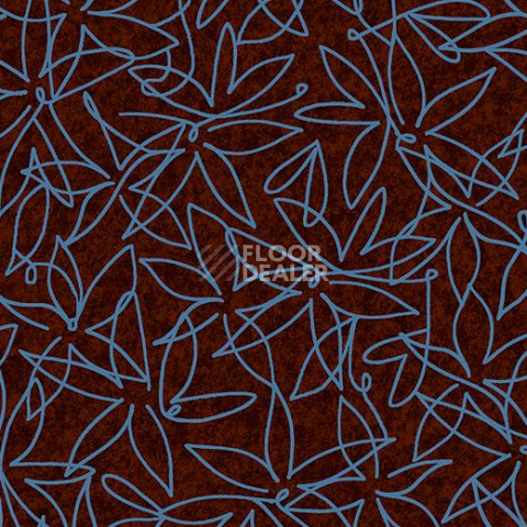 Ковролин Forbo Flotex Vision Floral 500005 (Field) Cocoa фото 1 | FLOORDEALER