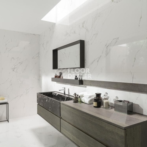 Carrara Blanco Mosaico 333x1000 Carrara Blanco Mosaico 33,3x100 фото 6 | FLOORDEALER