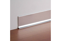 Плинтус Плинтус алюминиевый анодированный напольный Diele ПЛ60, 501л серебро люкс Плинтус алюминиевый анодированный напольный Diele ПЛ60, 501л серебро люкс 2,5 м фото 1 | FLOORDEALER