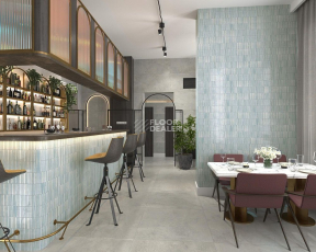 Kit-Kat 11.5 X 23.1 Mosaic Water Glossy фото 3 | FLOORDEALER