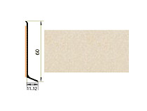 Плинтус алюминиевый Русский профиль 60мм ПОЛИМЕРНОЕ ПОКРЫТИЕ айвори фото 1 | FLOORDEALER