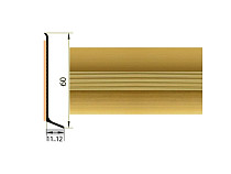 Плинтус Плинтус алюминиевый Русский профиль 60мм АНОДИРОВАННОЕ ПОКРЫТИЕ золото матовое фото 1 | FLOORDEALER