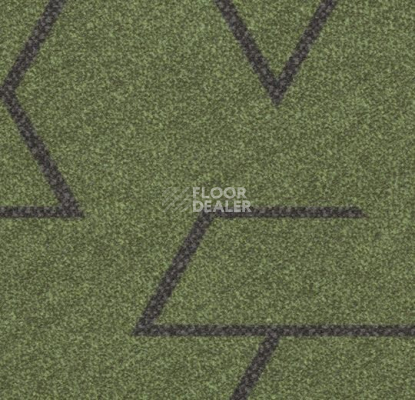 Ковровая плитка Flotex Triad planks 131003 Green фото 1 | FLOORDEALER