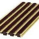 Грязезащитные покрытия Tuftiguard design Скребок Латунь 17мм  | FLOORDEALER