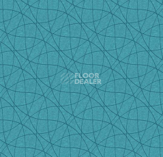 Ковролин Forbo Flotex Vision Shape 930004 (Curve) Kingfisher фото 1 | FLOORDEALER