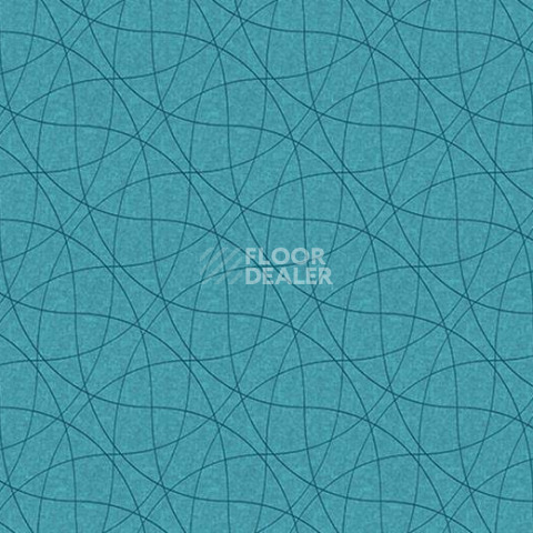 Ковролин Forbo Flotex Vision Shape 930004 (Curve) Kingfisher фото 1 | FLOORDEALER