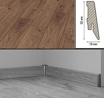 Плинтус Плинтус МДФ Kronotex ламинированный D3591 Плинтус ламинированный МДФ Kronotex Дуб Атлас кофейный фото 1 | FLOORDEALER