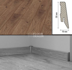 Плинтус Плинтус МДФ Kronotex ламинированный D3591 Плинтус ламинированный МДФ Kronotex Дуб Атлас кофейный фото 1 | FLOORDEALER