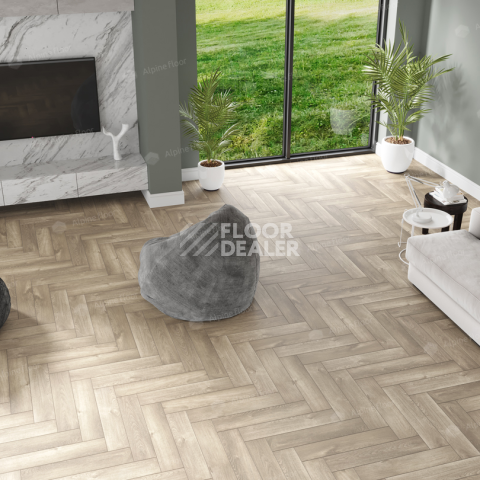 Alpine Floor Parquet Premium 8мм Дуб Натуральный Отбеленный ECO19-5 фото 3 | FLOORDEALER