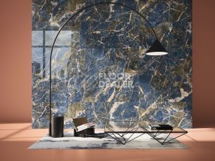 Icaro 120 X 280 Blue Marble фото 2 | FLOORDEALER