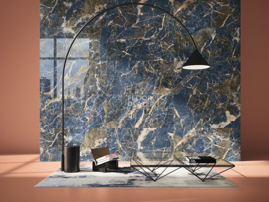 Керамогранит Icaro 120 X 280 Blue Marble фото 2 | FLOORDEALER