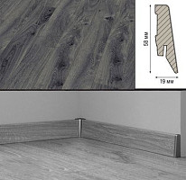 Плинтус МДФ Kronotex ламинированный D4167 Плинтус ламинированный МДФ Kronotex Дуб Престиж серый фото 1 | FLOORDEALER