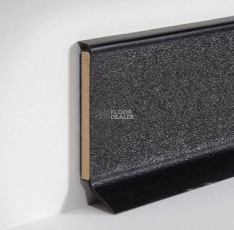 Плинтус на деревянной основе Dollken S 100 flex life top 1001/1144 Черный фото 1 | FLOORDEALER