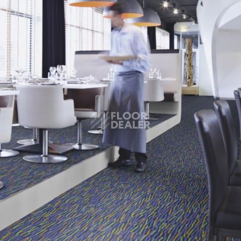 Forbo Flotex Vision lines 540001 (Vector) Blueberry фото 2 | FLOORDEALER