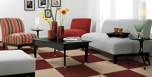 Тренды в использовании ковровой плитки