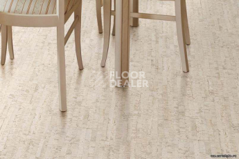 Eco Cork замковое Linea White фото 3 | FLOORDEALER