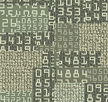 Ковровая плитка Ege Highline Contrast Square Numbers Grey rfm 52206417 фото 1 | FLOORDEALER