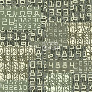 Ковровая плитка Ege Highline Contrast Square Numbers Grey rfm 52206417 фото 1 | FLOORDEALER