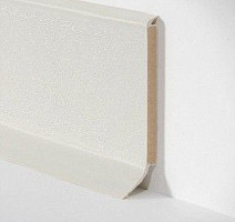 Плинтус Плинтус на деревянной основе Dollken S-60 flex life top 1145 (1248) Бело-серый фото 1 | FLOORDEALER