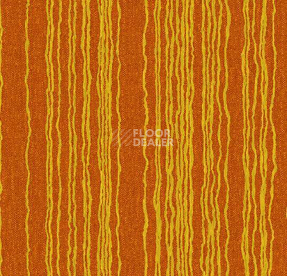 Ковролин Flotex Vision lines 520018 (Cord) Orange фото 1 | FLOORDEALER