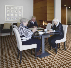 Flotex Vision Pattern 870001 (Check) Linen фото 2 | FLOORDEALER