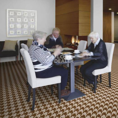 Forbo Flotex Vision Pattern 870001 (Check) Linen фото 2 | FLOORDEALER