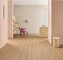 Forbo allura decibel 0.8 wood 5313AD8 golden smooth oak (120x20 cm) фото 2 | FLOORDEALER