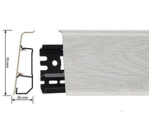 Плинтус Arbiton Indo Плинтус Arbiton Indo 70мм ПВХ 25 Каштан Жирона фото 1 | FLOORDEALER