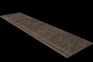 Керамогранит Gabbro Ступень 30x120x10 Ступень gb 04-30x120x10-Непол. (с насечками) фото  | FLOORDEALER