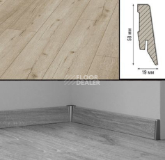 Плинтус Плинтус МДФ Kronotex ламинированный D3180 Плинтус ламинированный МДФ Kronotex Дуб Рип натуральный фото 1 | FLOORDEALER